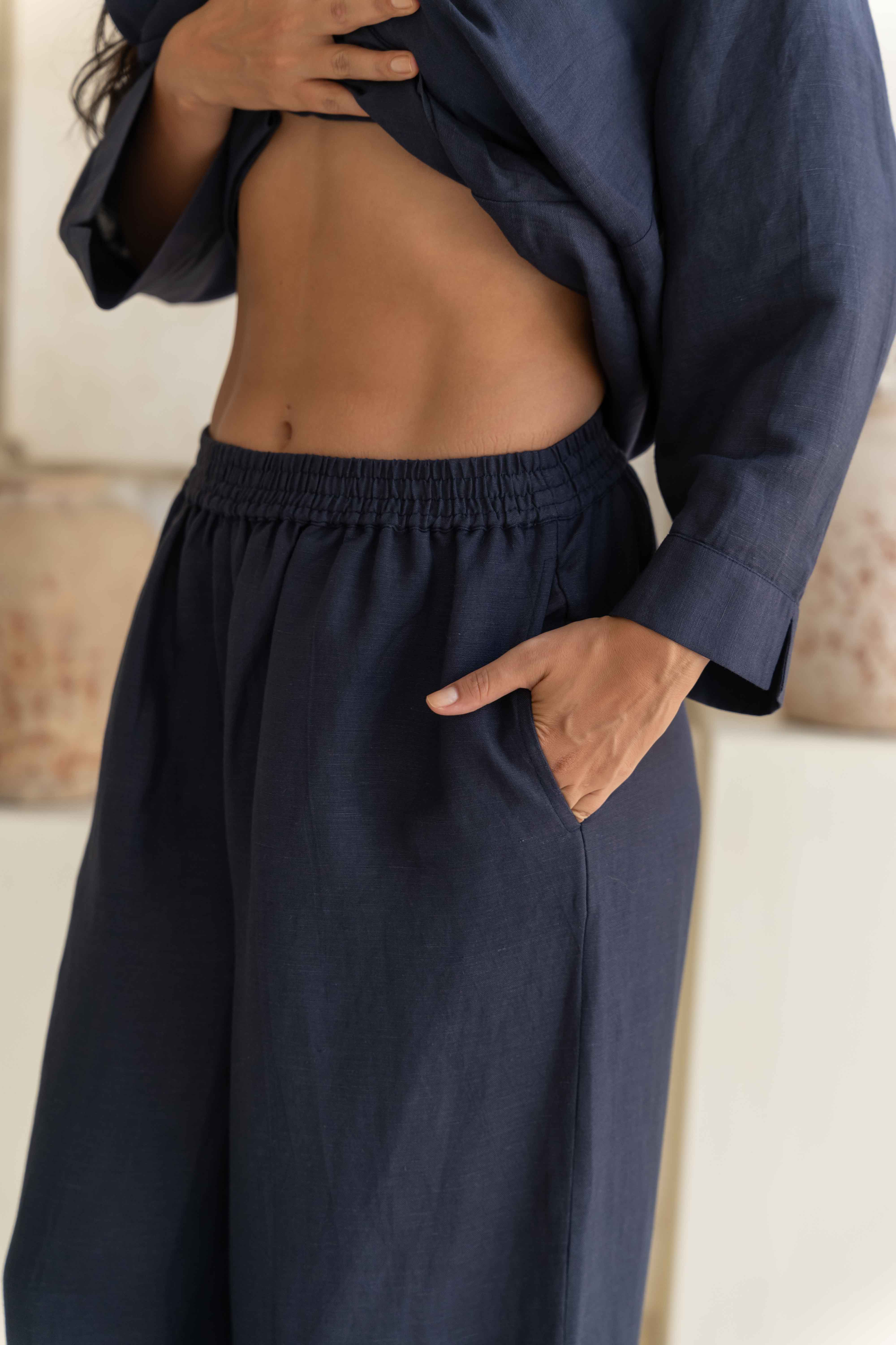Bardot Pant - Navy