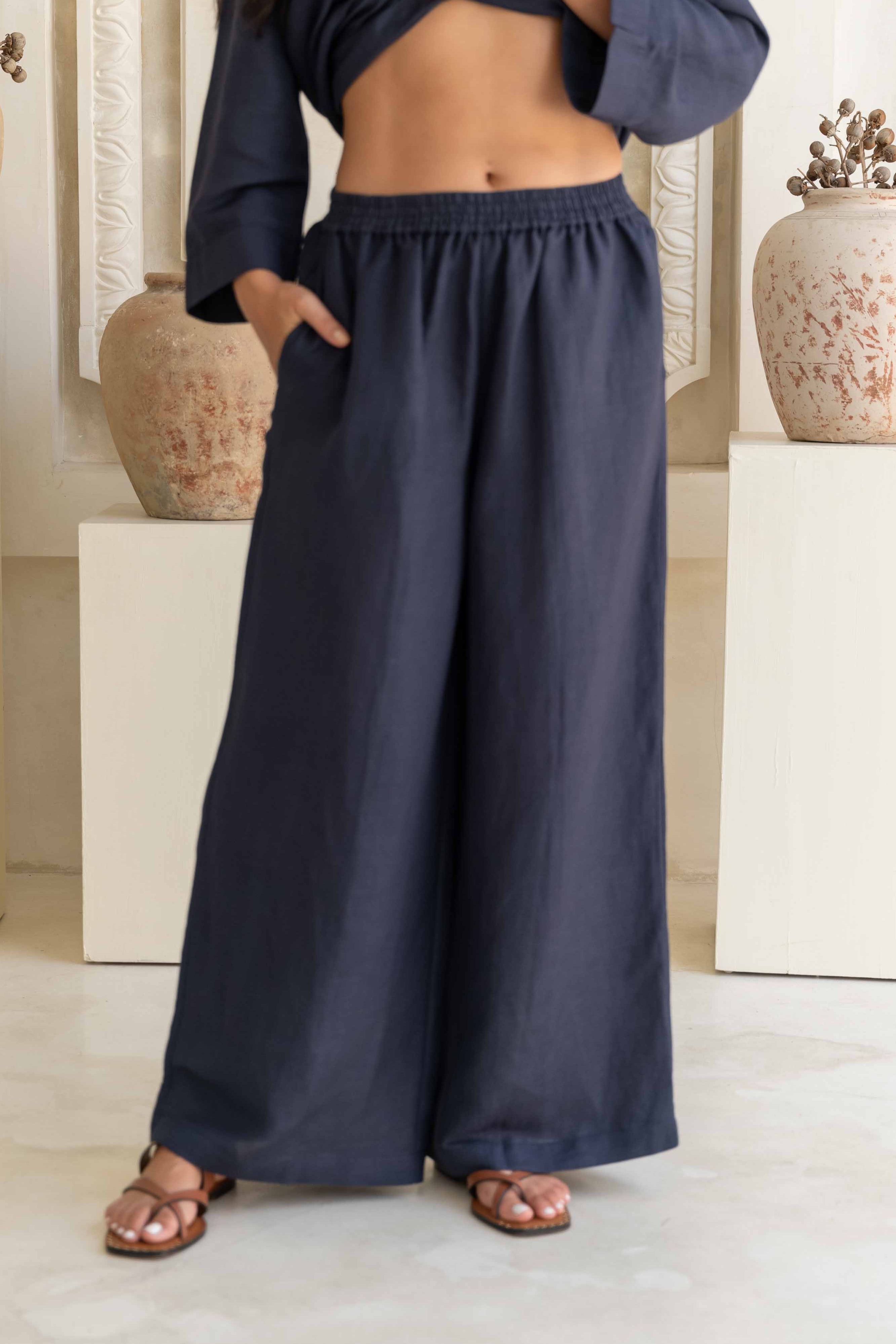 Bardot Pant - Navy