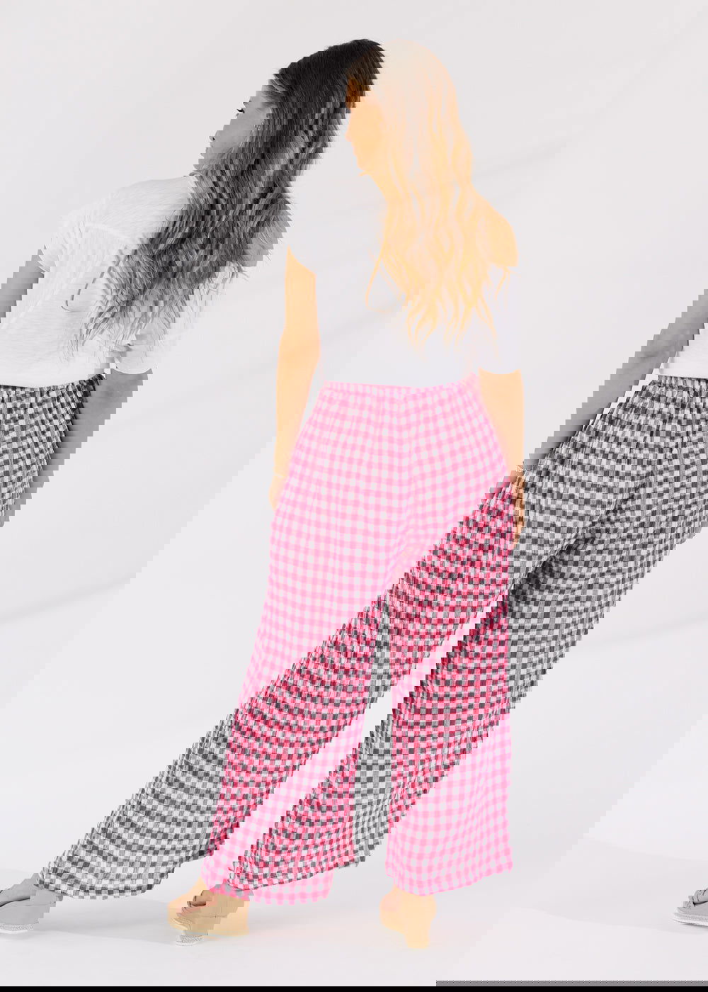 Bora Bora Pant Hibiscus Linen - Salt + Soda