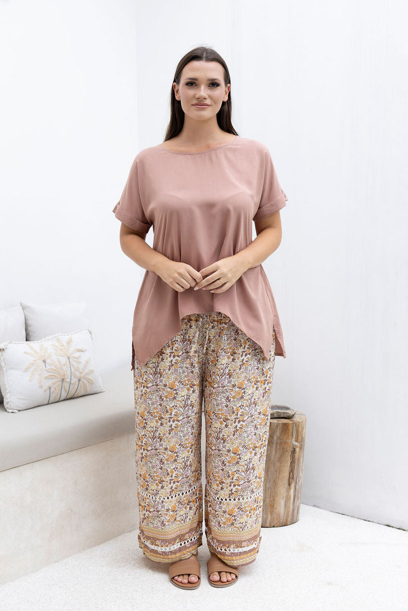 Malibu Pant - Buttercup Floral