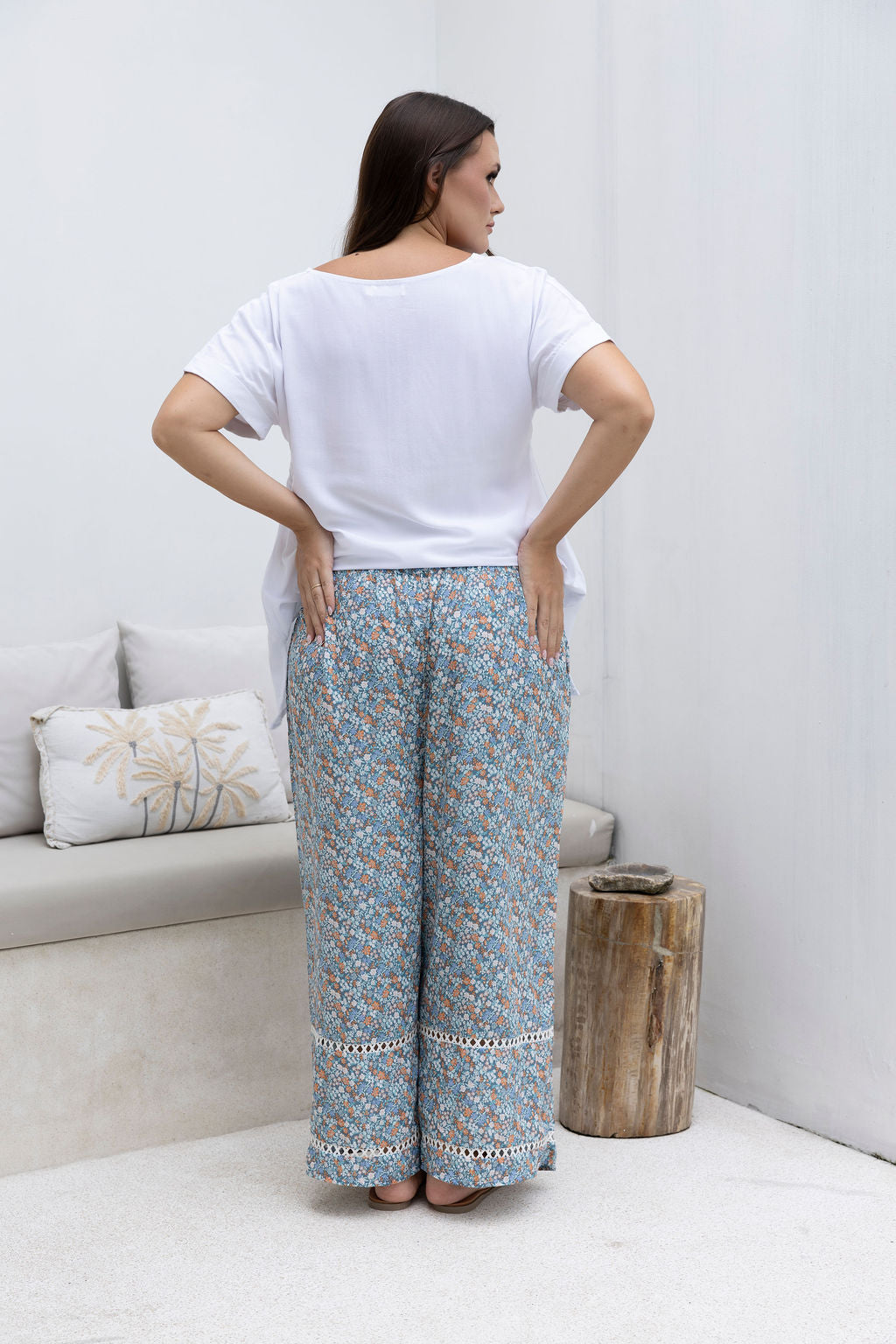 Malibu Pant - Chamomile Floral