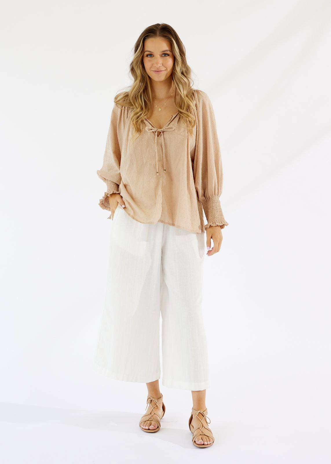 Eden Blouse Kahlua - Salt + Soda