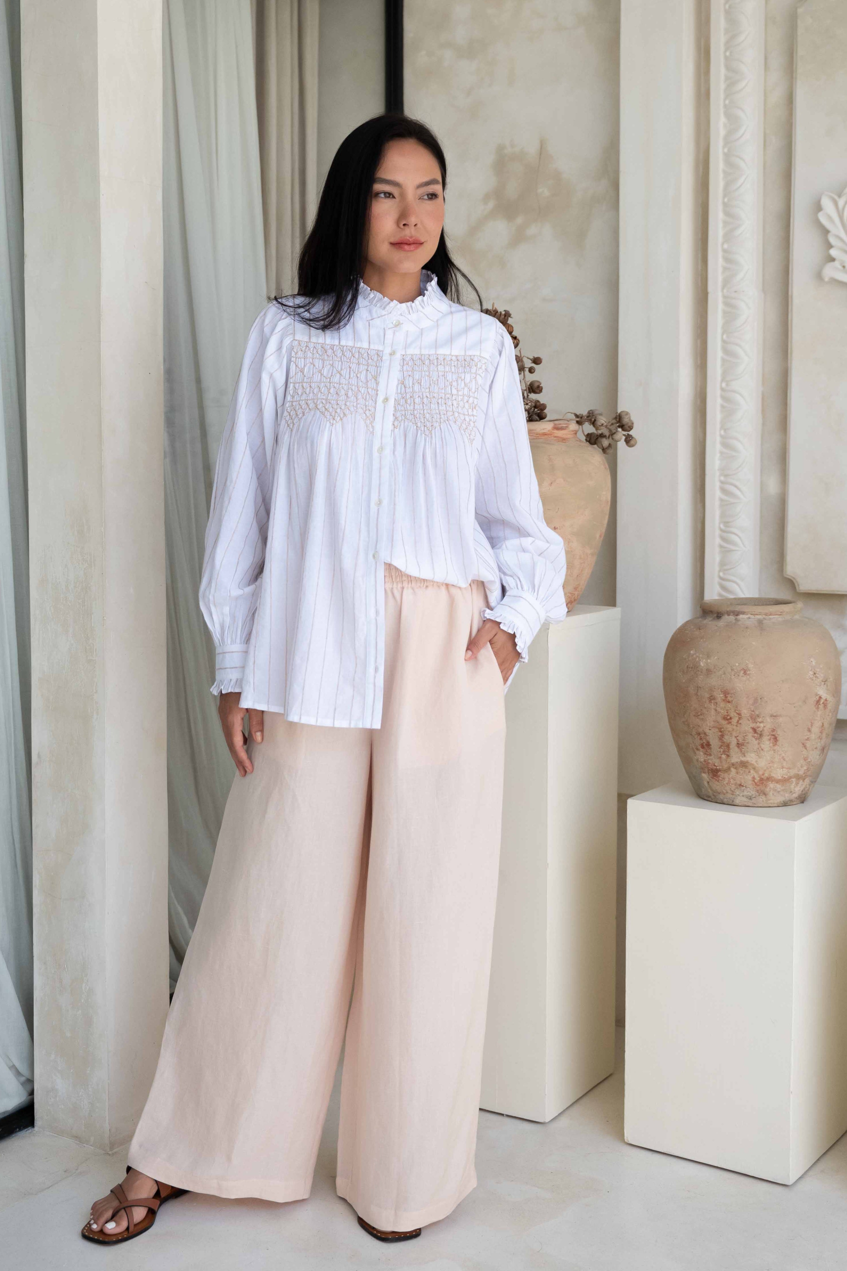 Bardot Pant - Sand