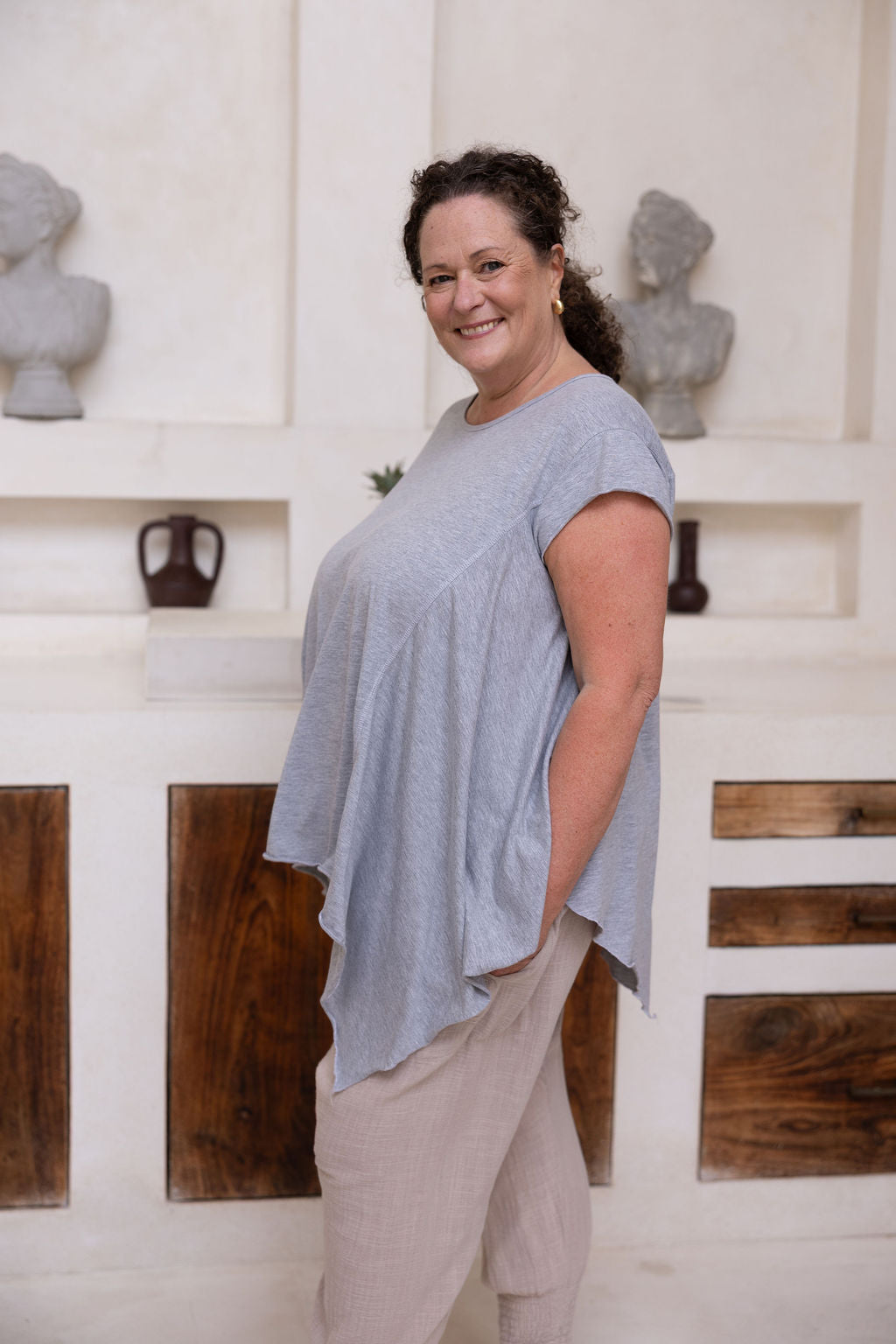 Little Cove Top - Always - Grey Marle