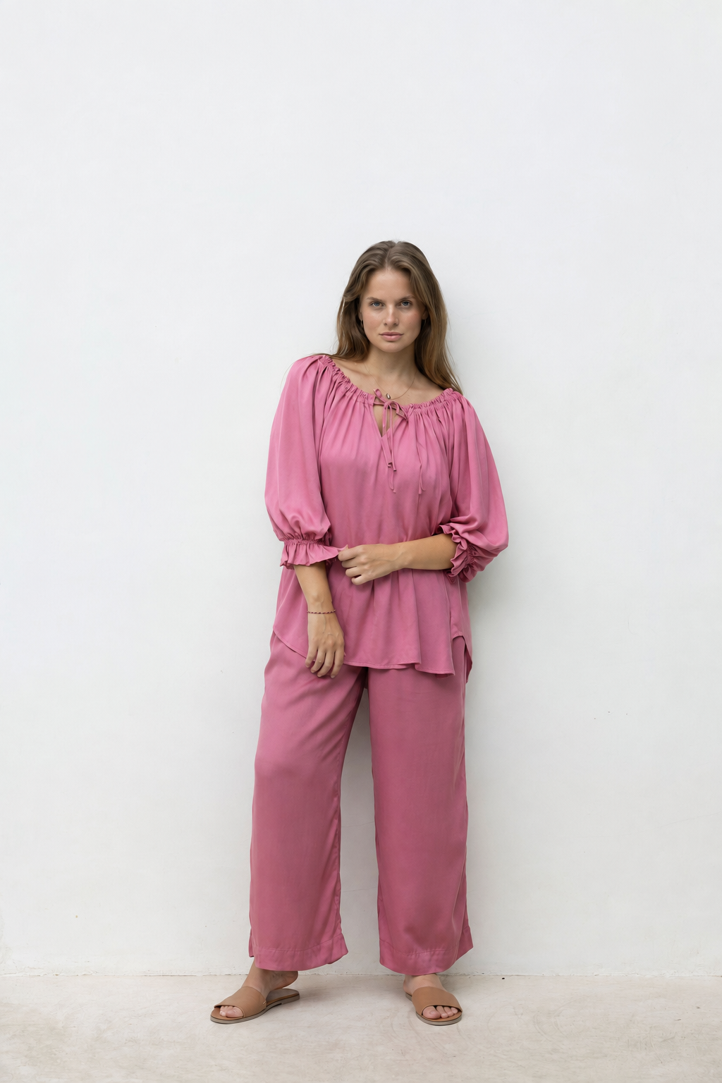 Ouvea Blouse - Luxe Satin