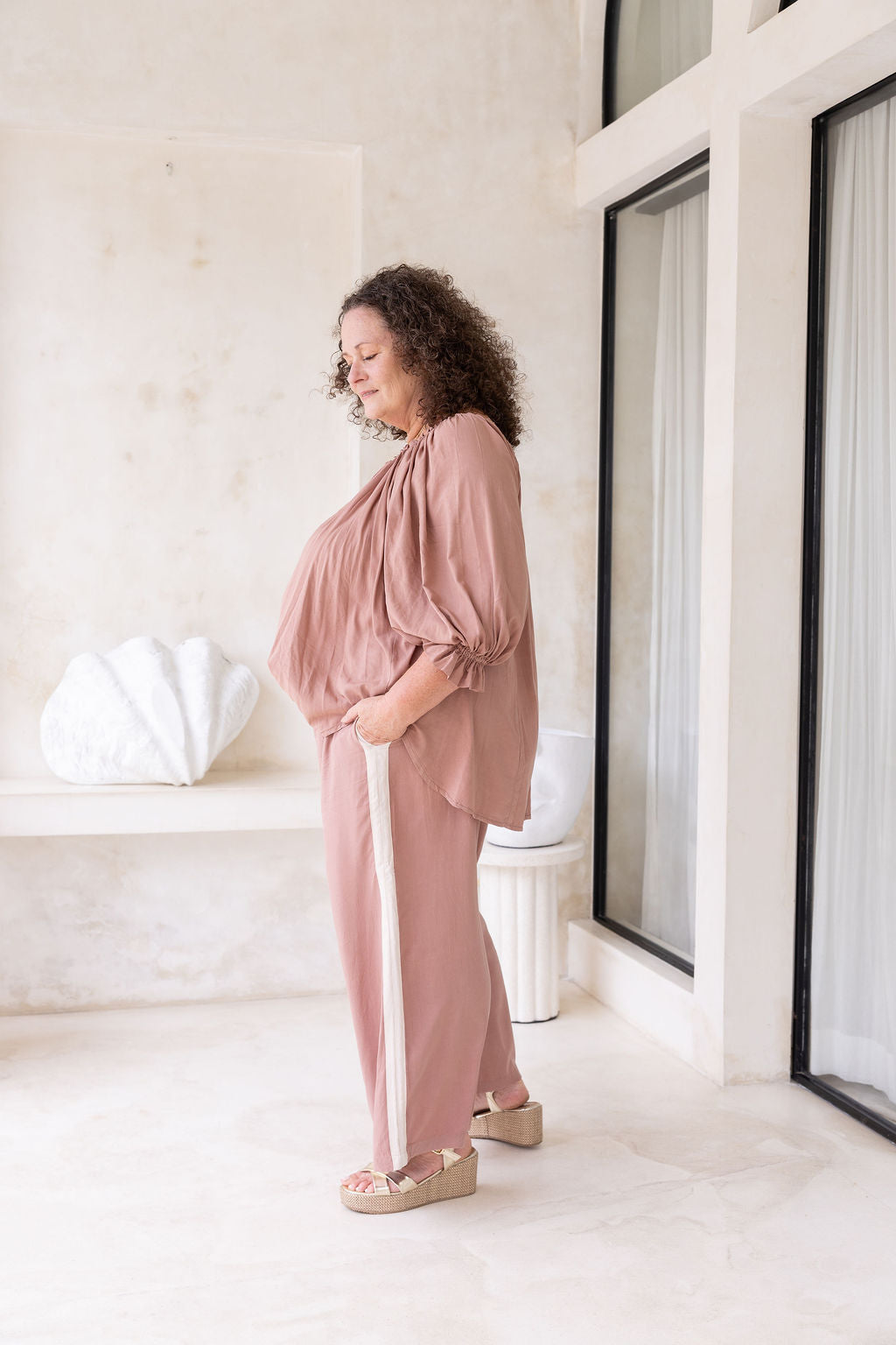 Perfect Tuxedo Pant - Always - Mocca/Stone