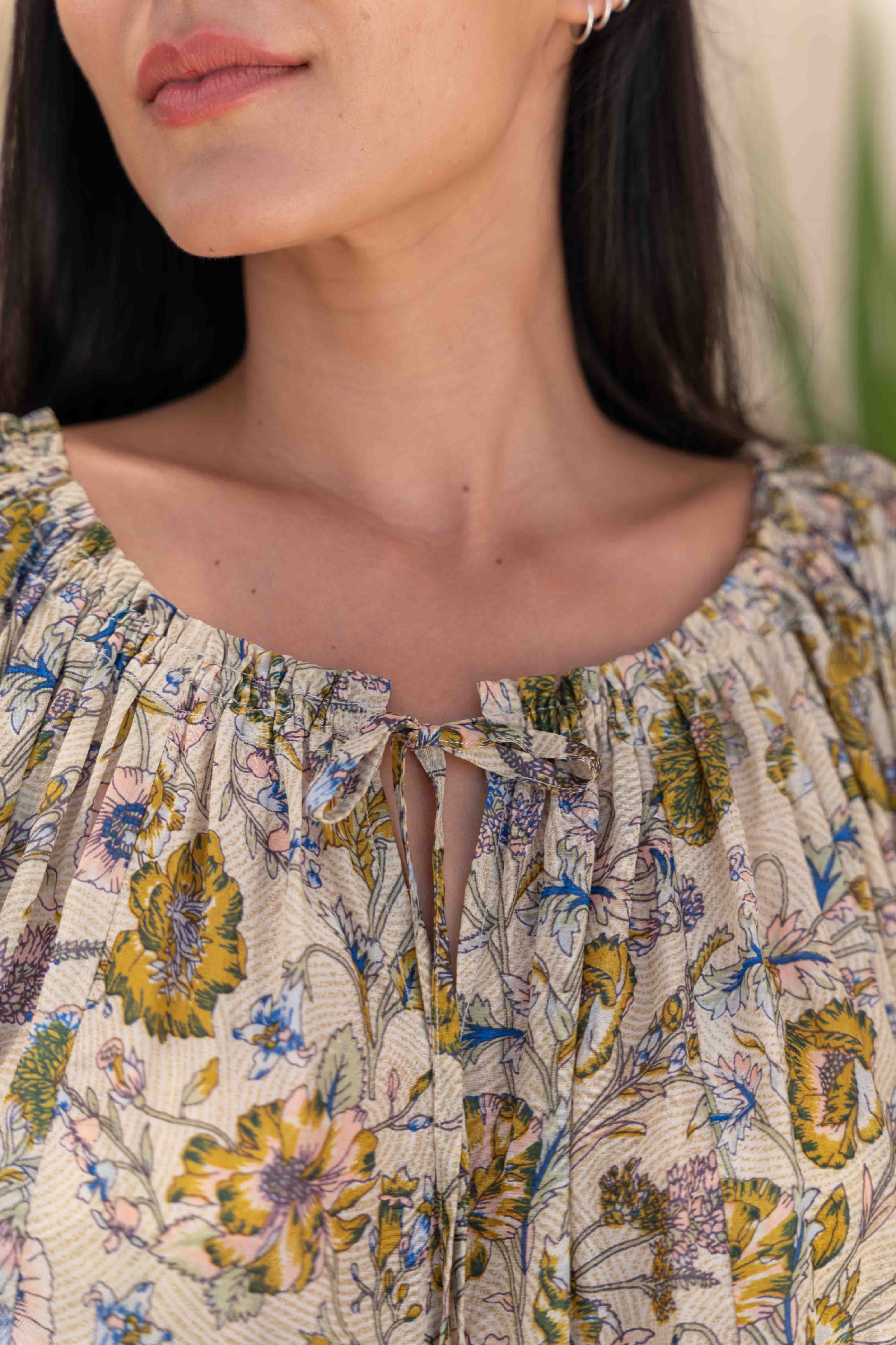 Ouvea Blouse - Meadow Floral