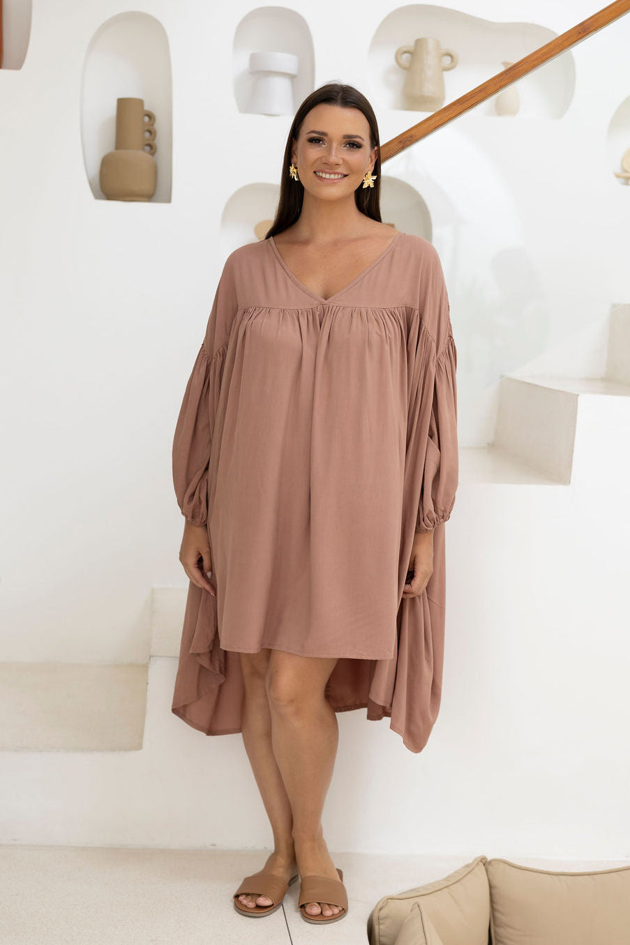Roma Dress - Always - Mocca