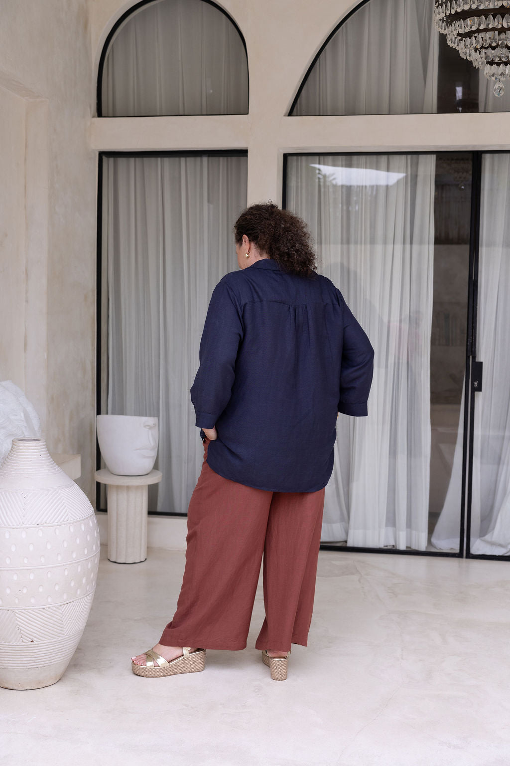 Sienna Shirt - Navy