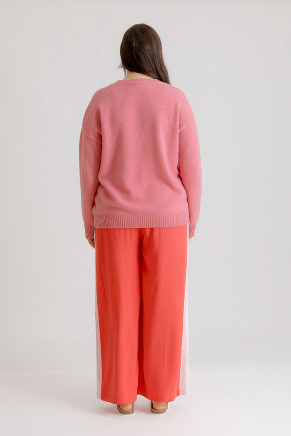 Luxe 100% Cashmere Sweater - Sorbet Pink - Salt + Soda