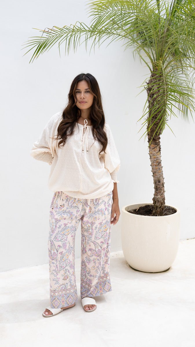 Cher Pant - Paisley Print - Salt + Soda