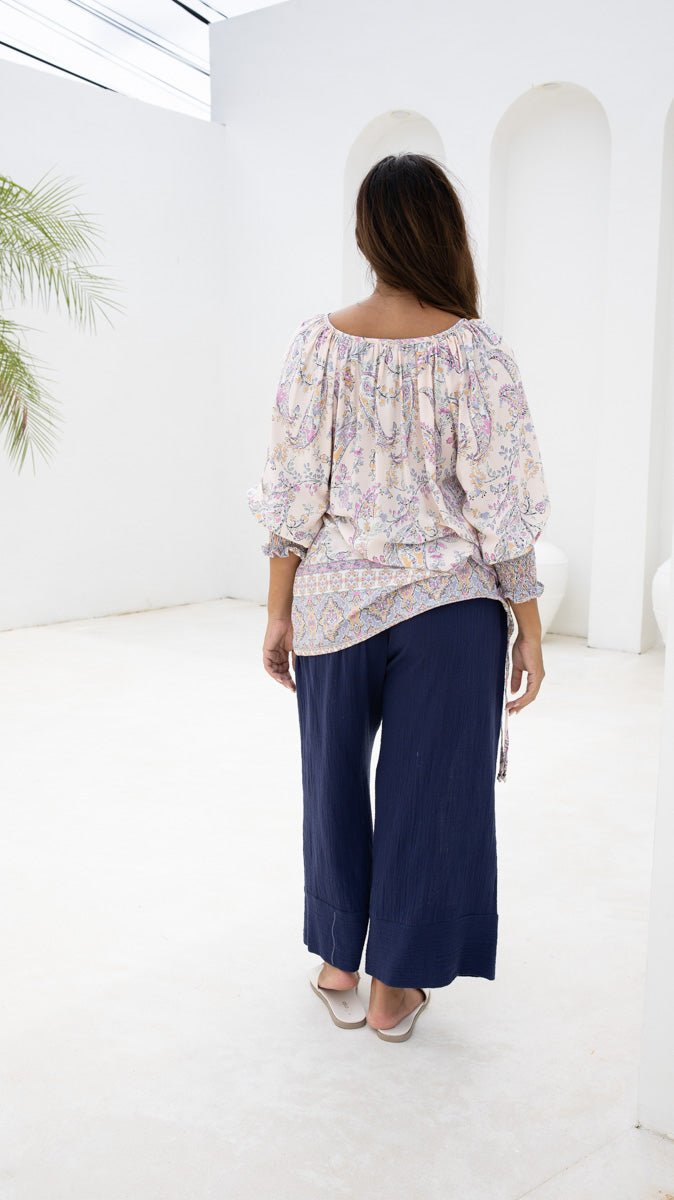 Eden Blouse - Paisley Print - Salt + Soda