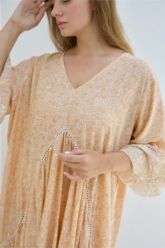 Hilo Dress - Mango Daisy Print - Salt + Soda