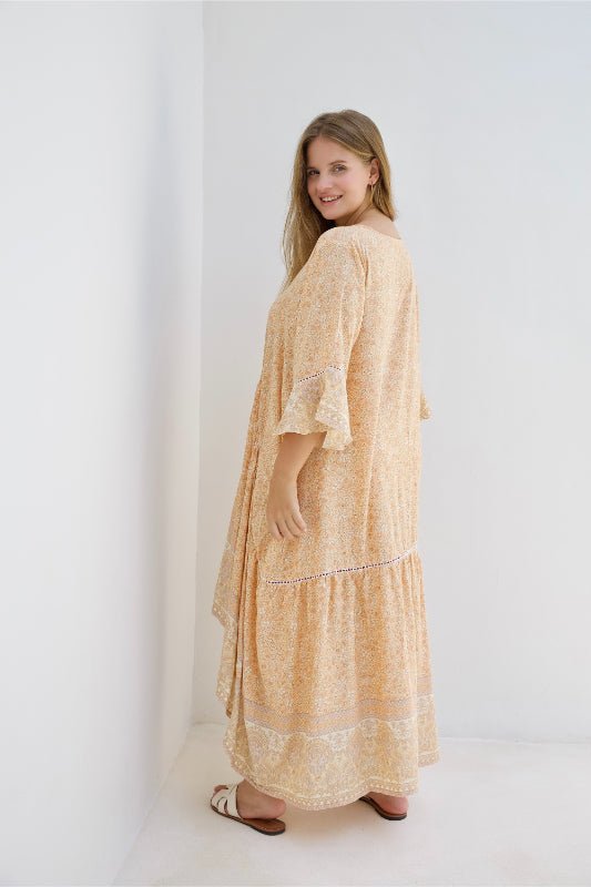 Hilo Dress - Mango Daisy Print - Salt + Soda