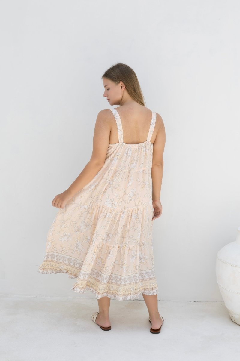 Ivy Dress - Peachy Print - Salt + Soda