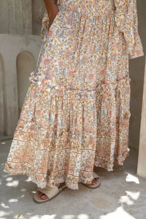 Jewel Skirt - White Lotus Print - COMING SOON - Salt + Soda