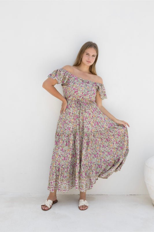 Lexie Dress - Meadow Print - Salt + Soda