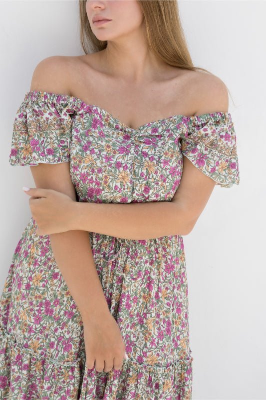 Lexie Dress - Meadow Print - Salt + Soda
