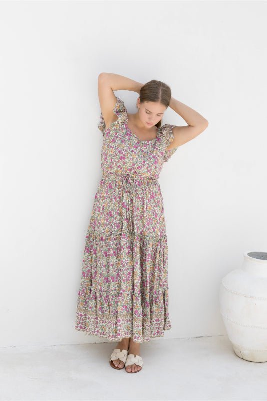 Lexie Dress - Meadow Print - Salt + Soda