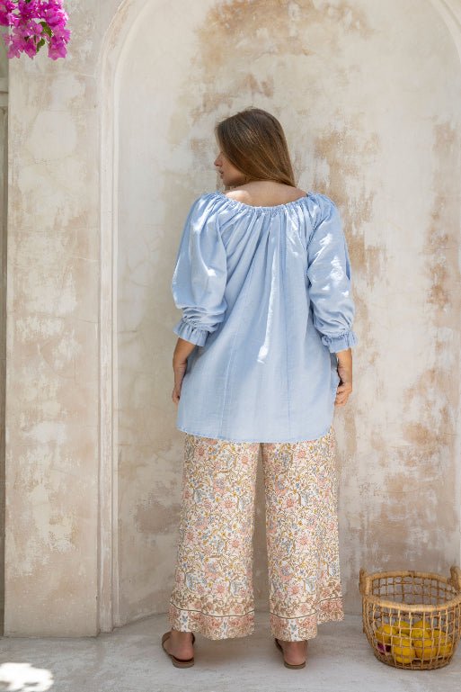 Ouvea Blouse - Cloud - Salt + Soda