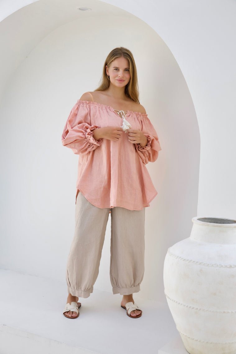 Skye Pant - Sand - Salt + Soda