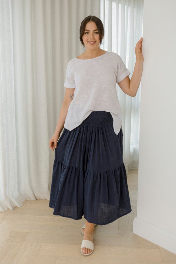 Sonny Skirt - Navy - Salt + Soda