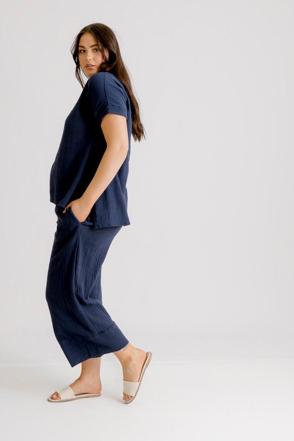Victoria Top - Navy - Salt + Soda