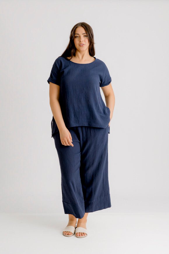 Victoria Top - Navy - Salt + Soda