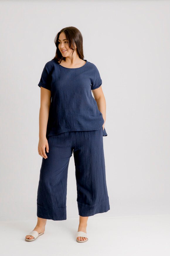 Victoria Top - Navy - Salt + Soda