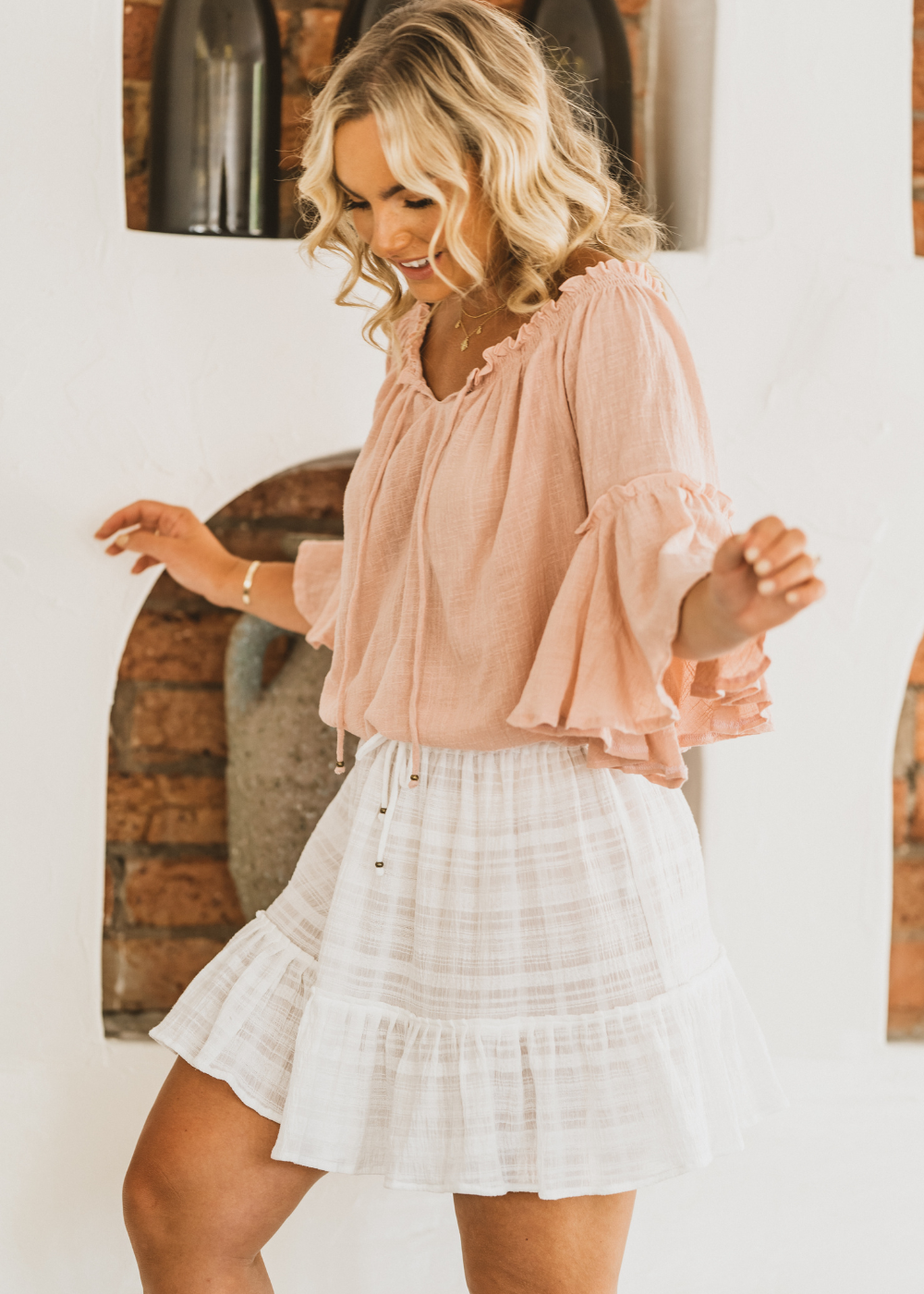 Iluka Skirt White - Salt + Soda