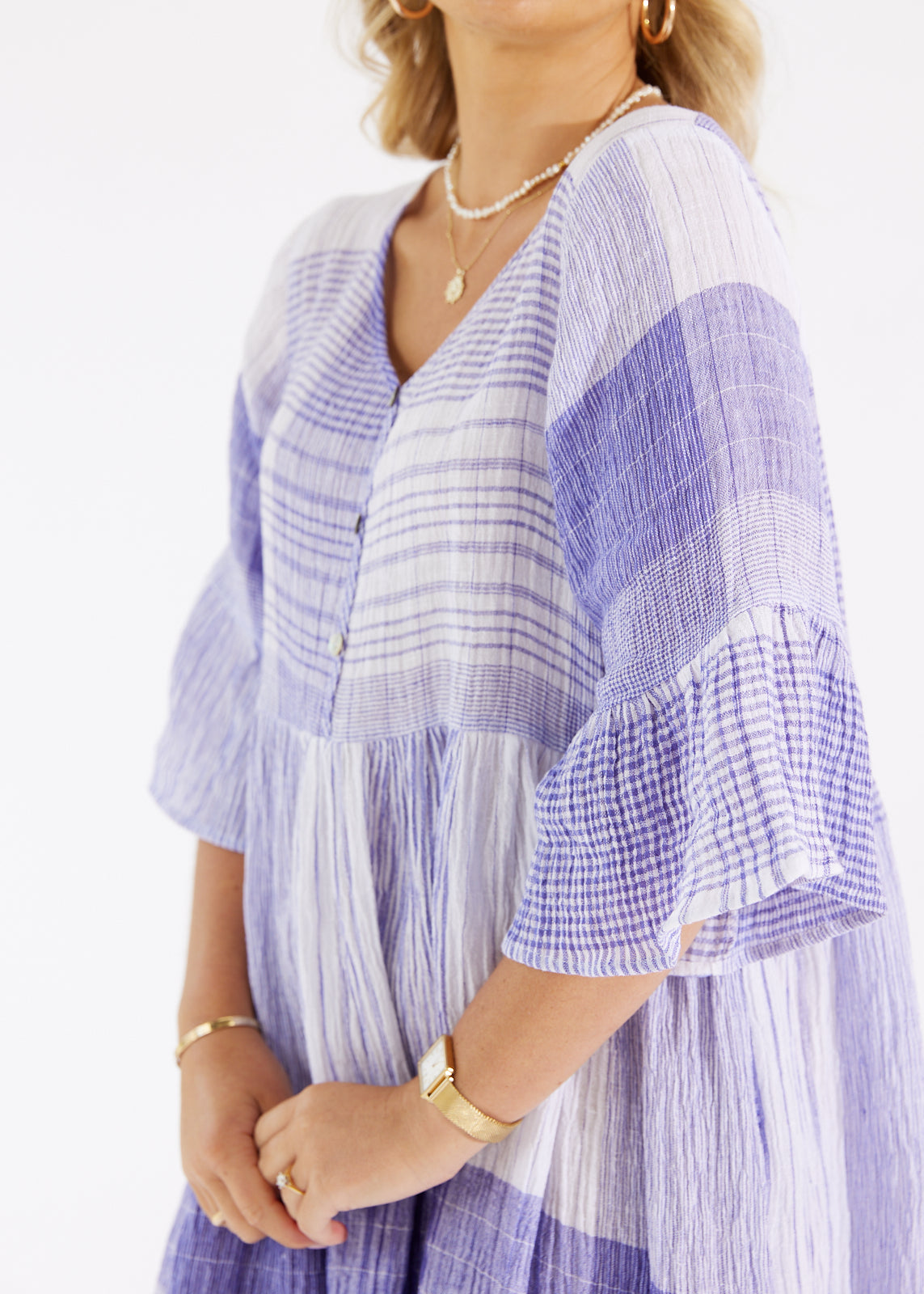 Lima Dress Pacific Blue - Salt + Soda