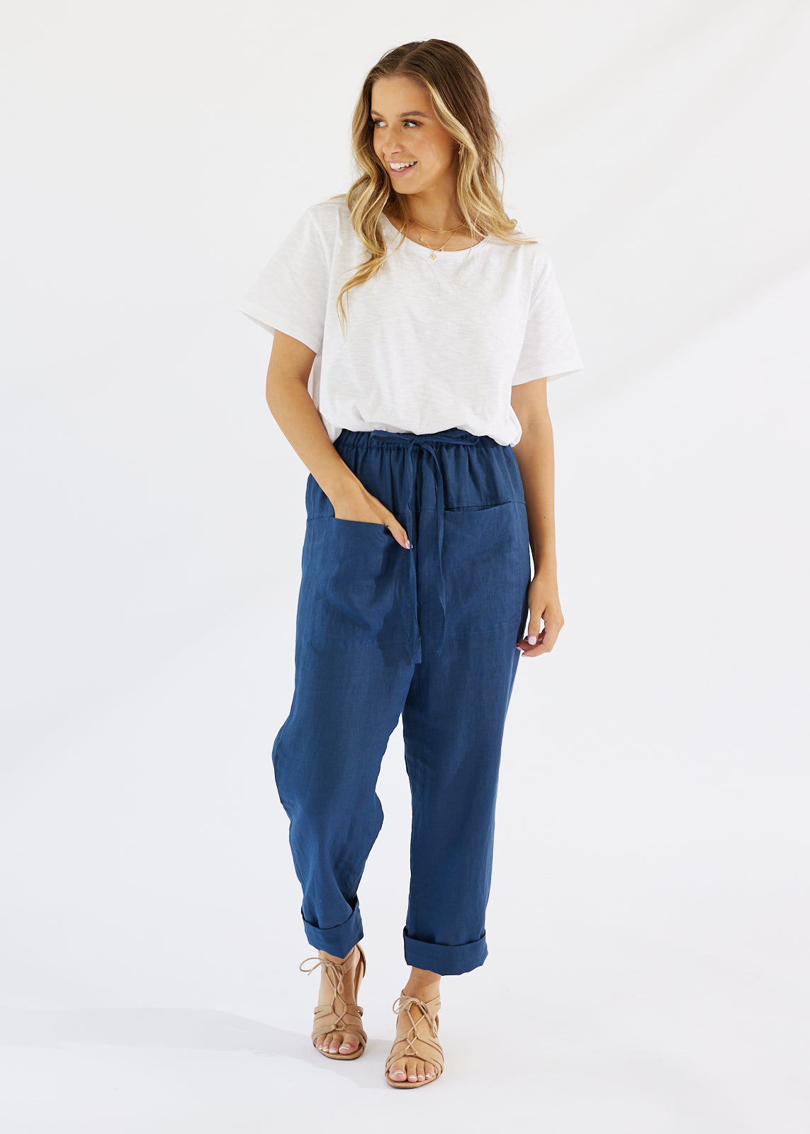 Portsea Pant Navy - Salt + Soda