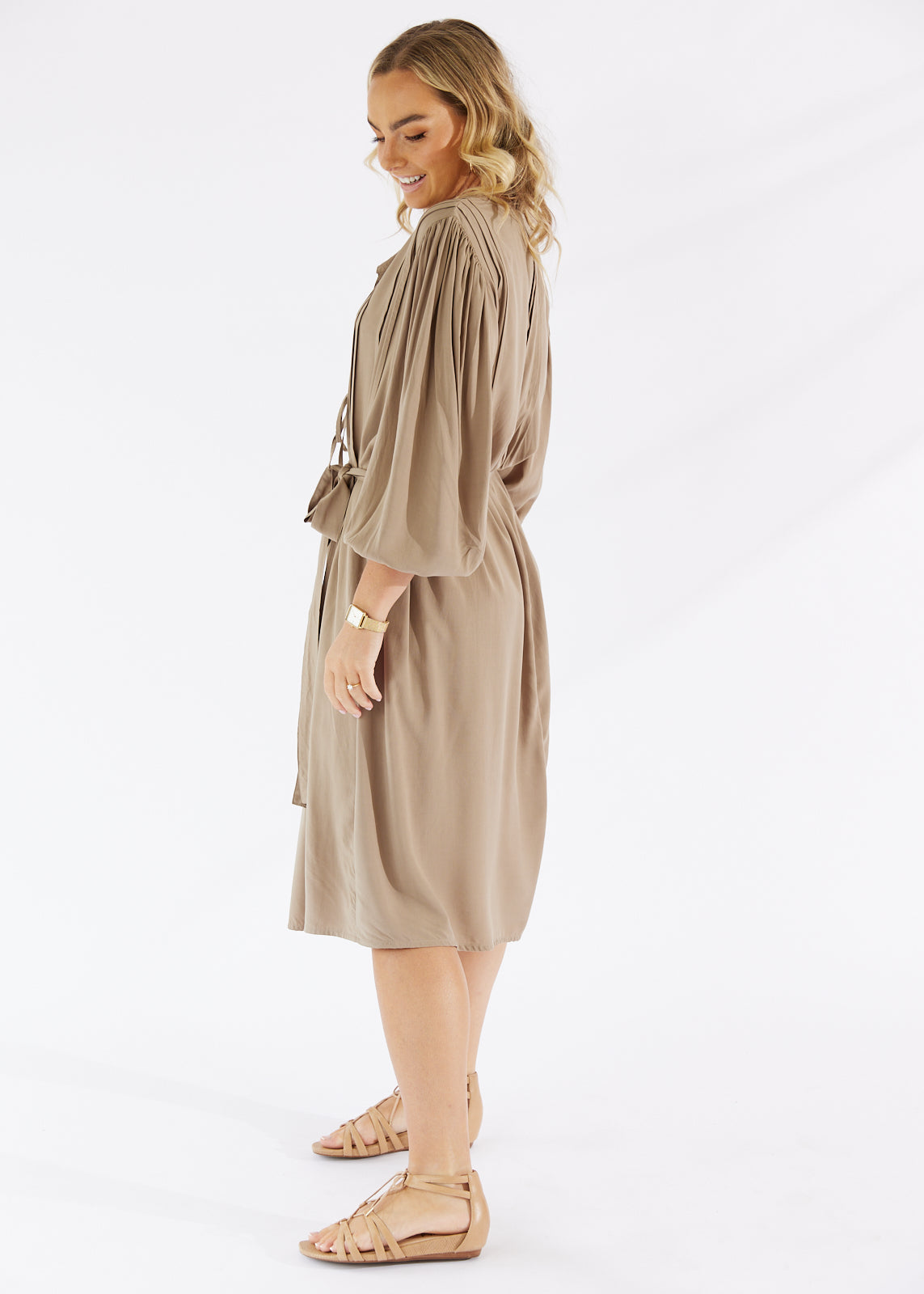 Novella Dress Pecan - Salt + Soda