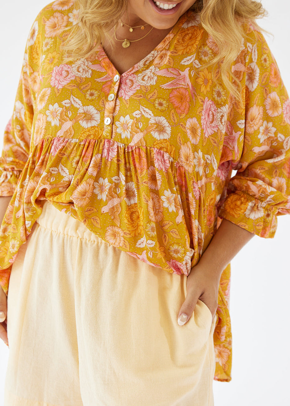 Preston Blouse Amarillo - Salt + Soda