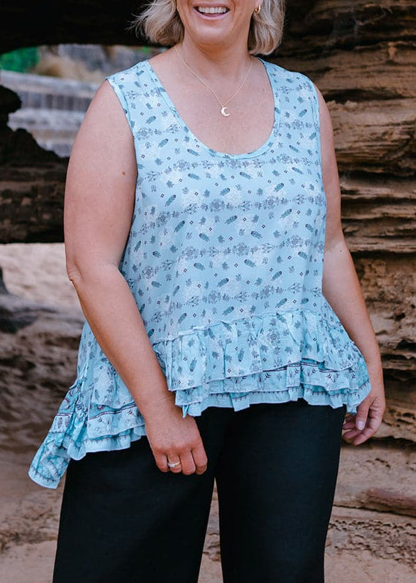 Lauris Frill Top Serenity - Salt + Soda