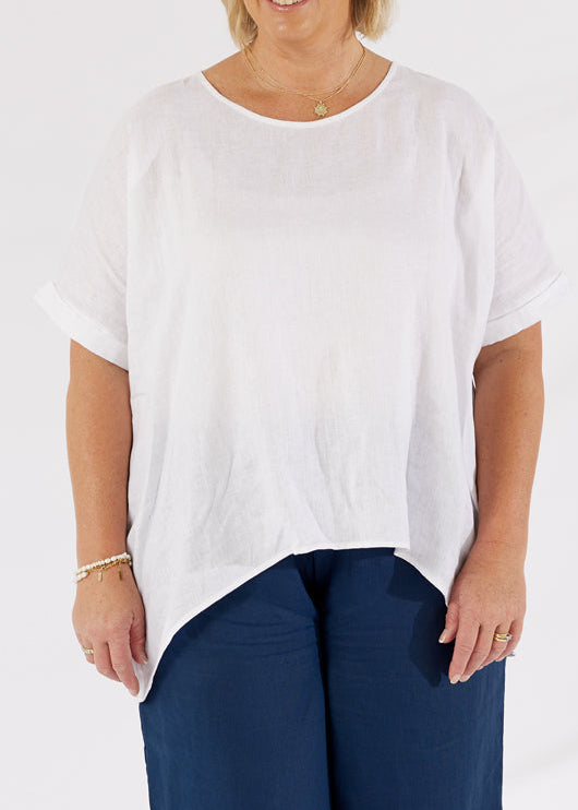 Victoria Top White - Salt + Soda