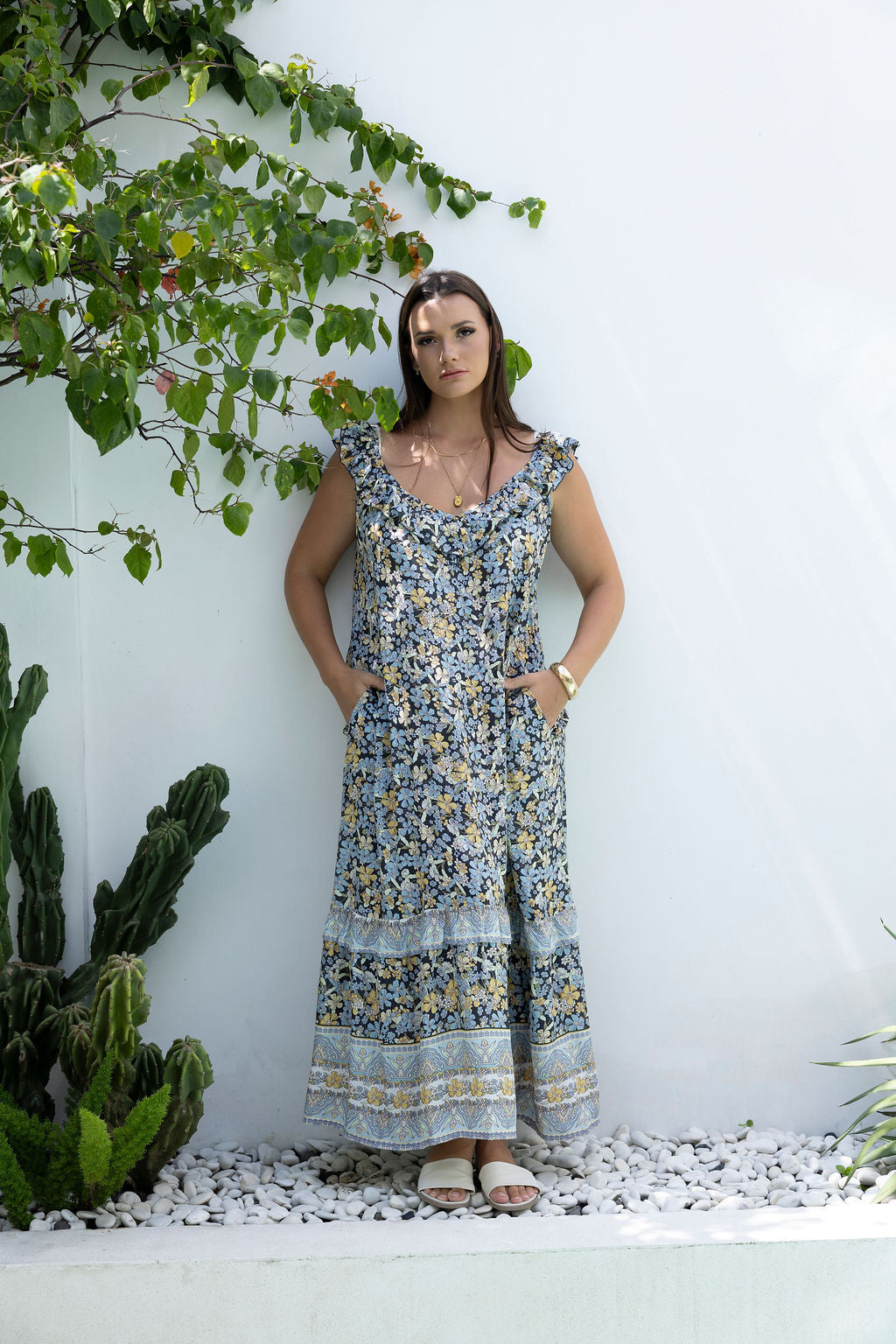Amore Dress - Bluebell Floral Print
