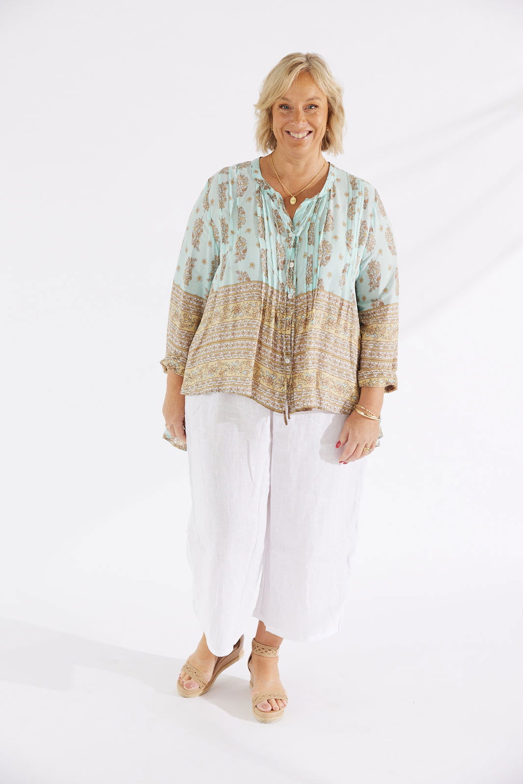 Amalfi Blouse Coast - Salt + Soda
