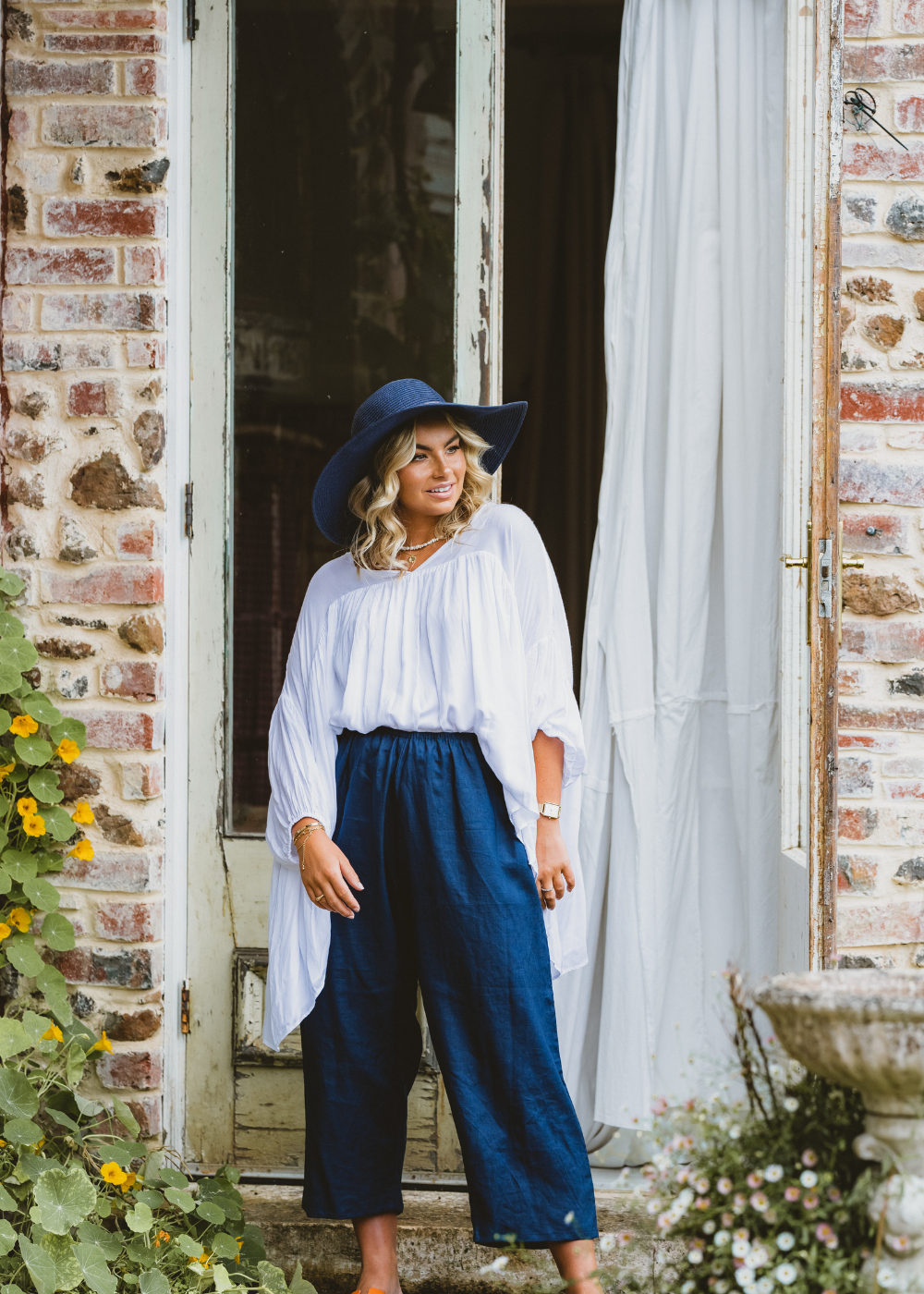 Broome Pant Navy - Salt + Soda