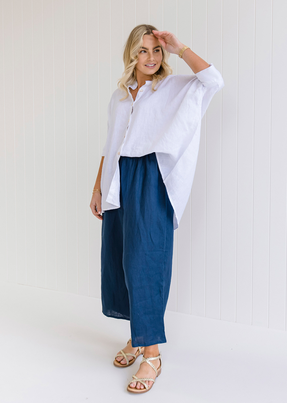 Broome Pant Navy - Salt + Soda