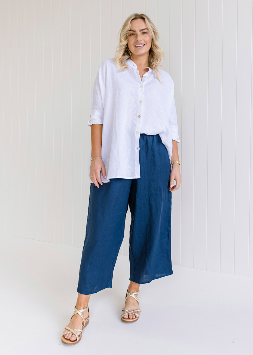 Broome Pant Navy - Salt + Soda