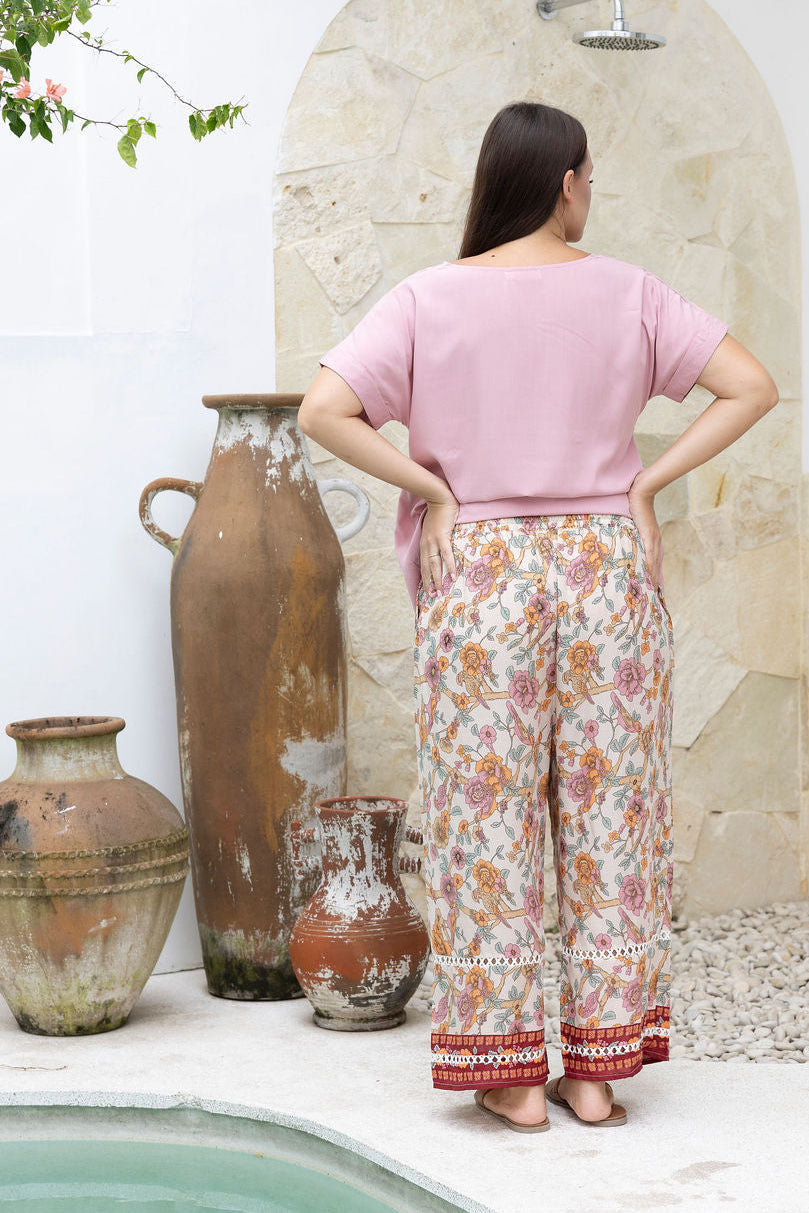 Malibu Pant - Birdsong Floral