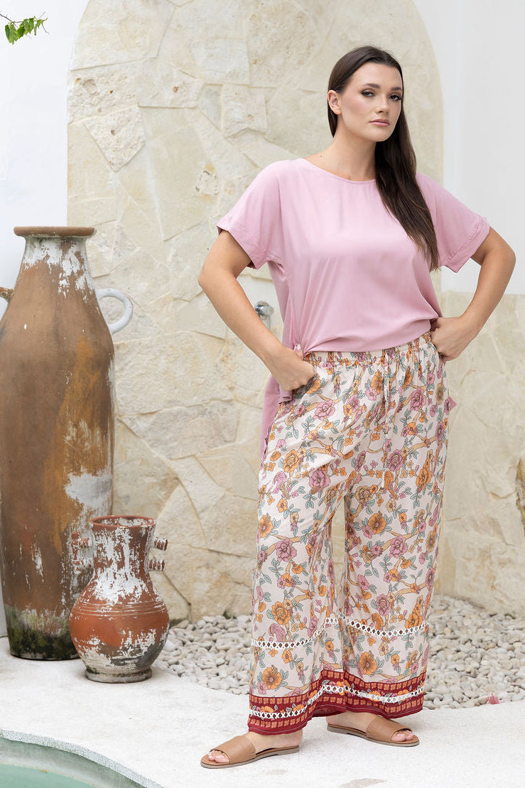 Malibu Pant - Birdsong Floral