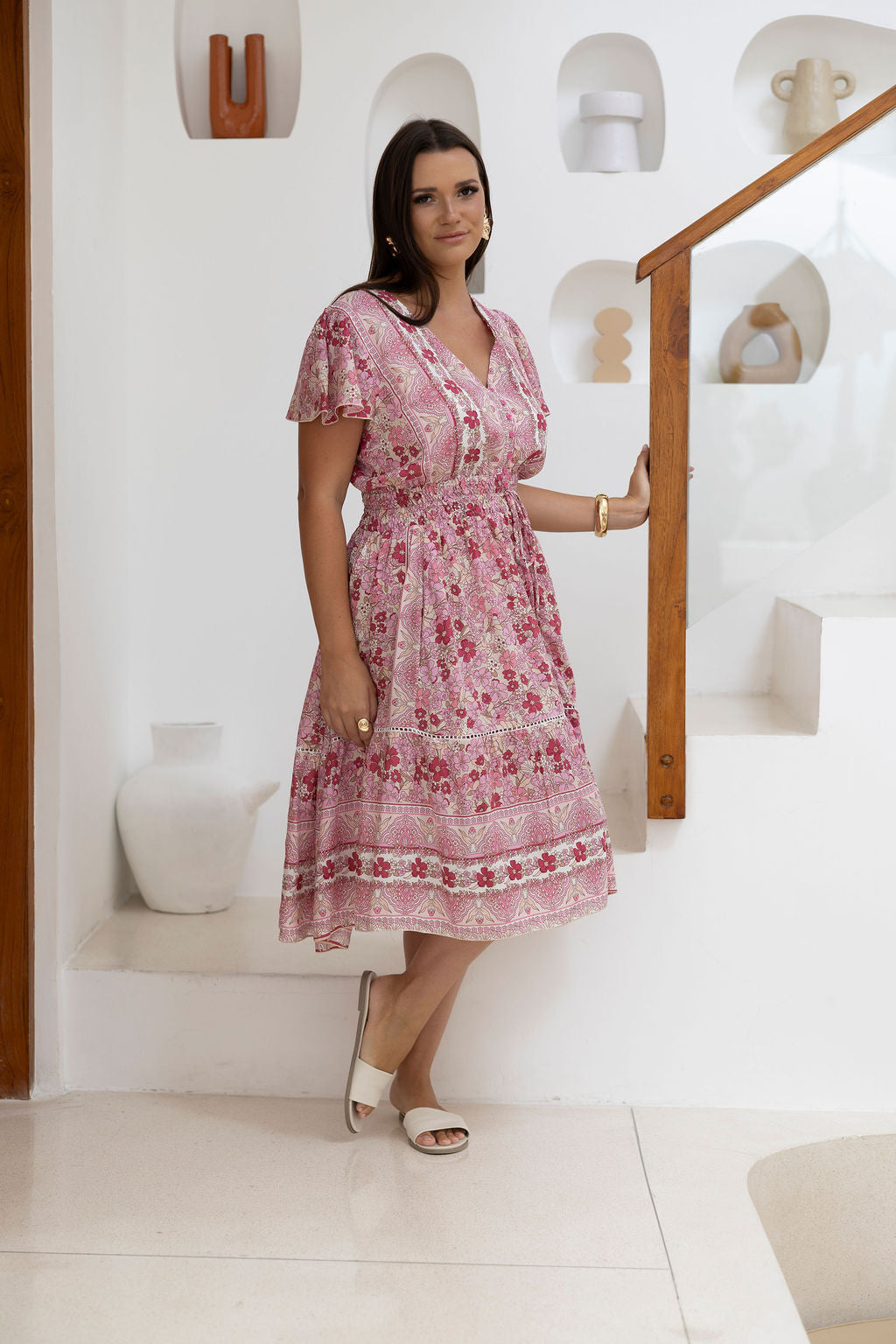 Sole Dress - Berry Blossom Floral