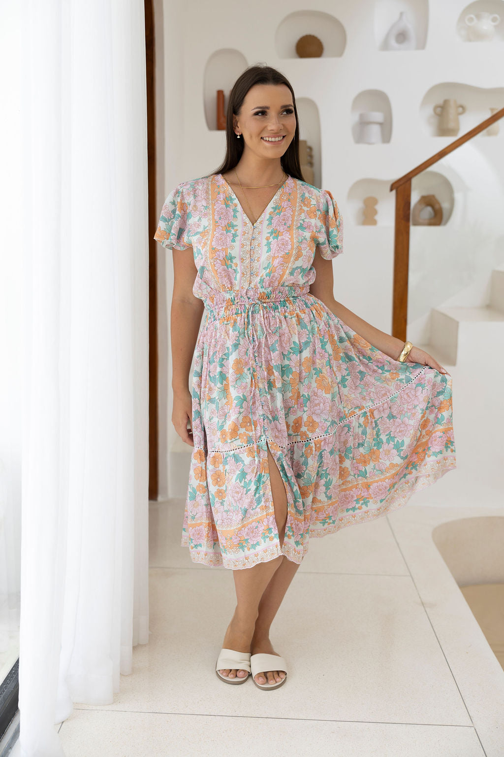 Sole Dress - Peony Floral