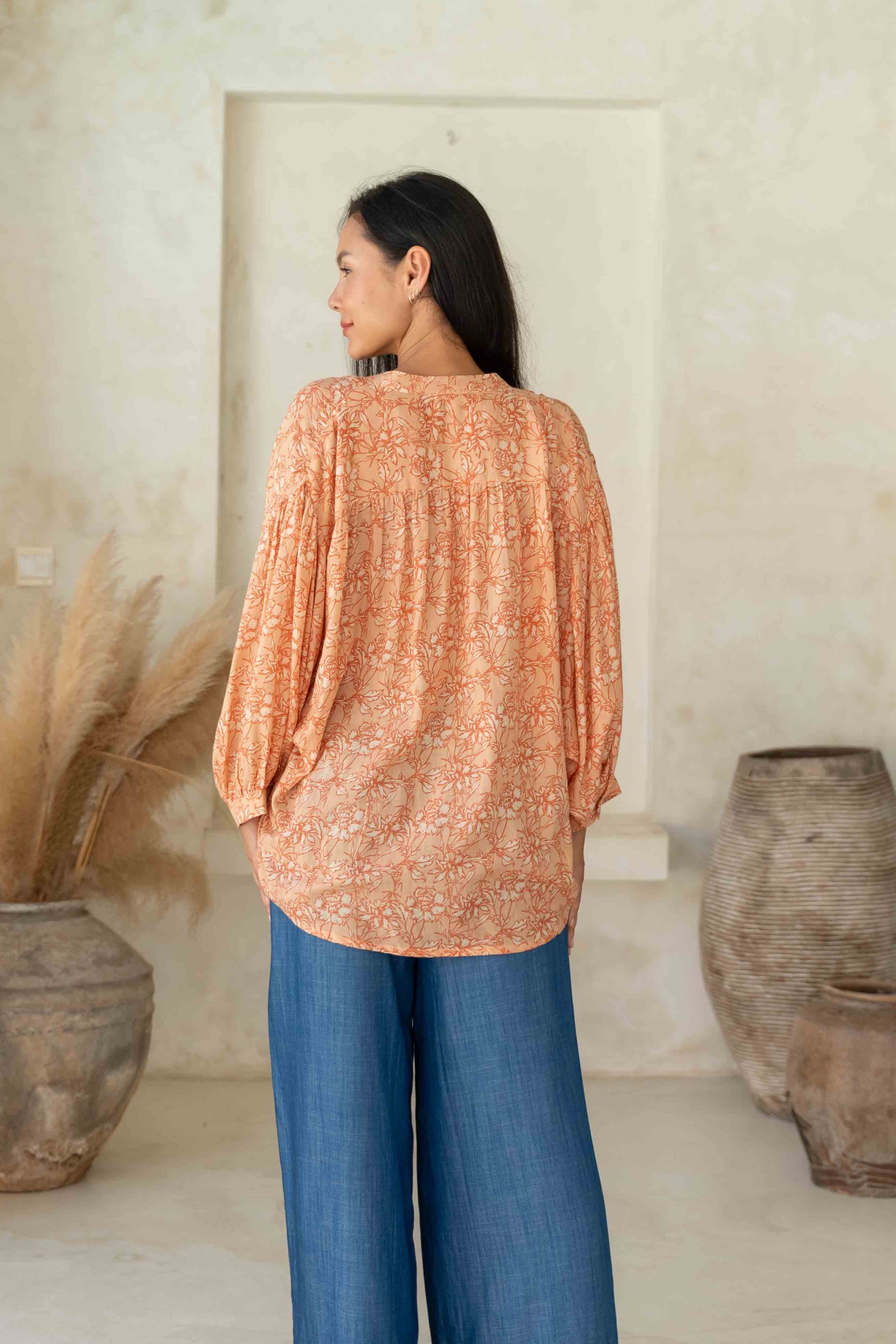 Goldie Shirt - Goldie Floral Print