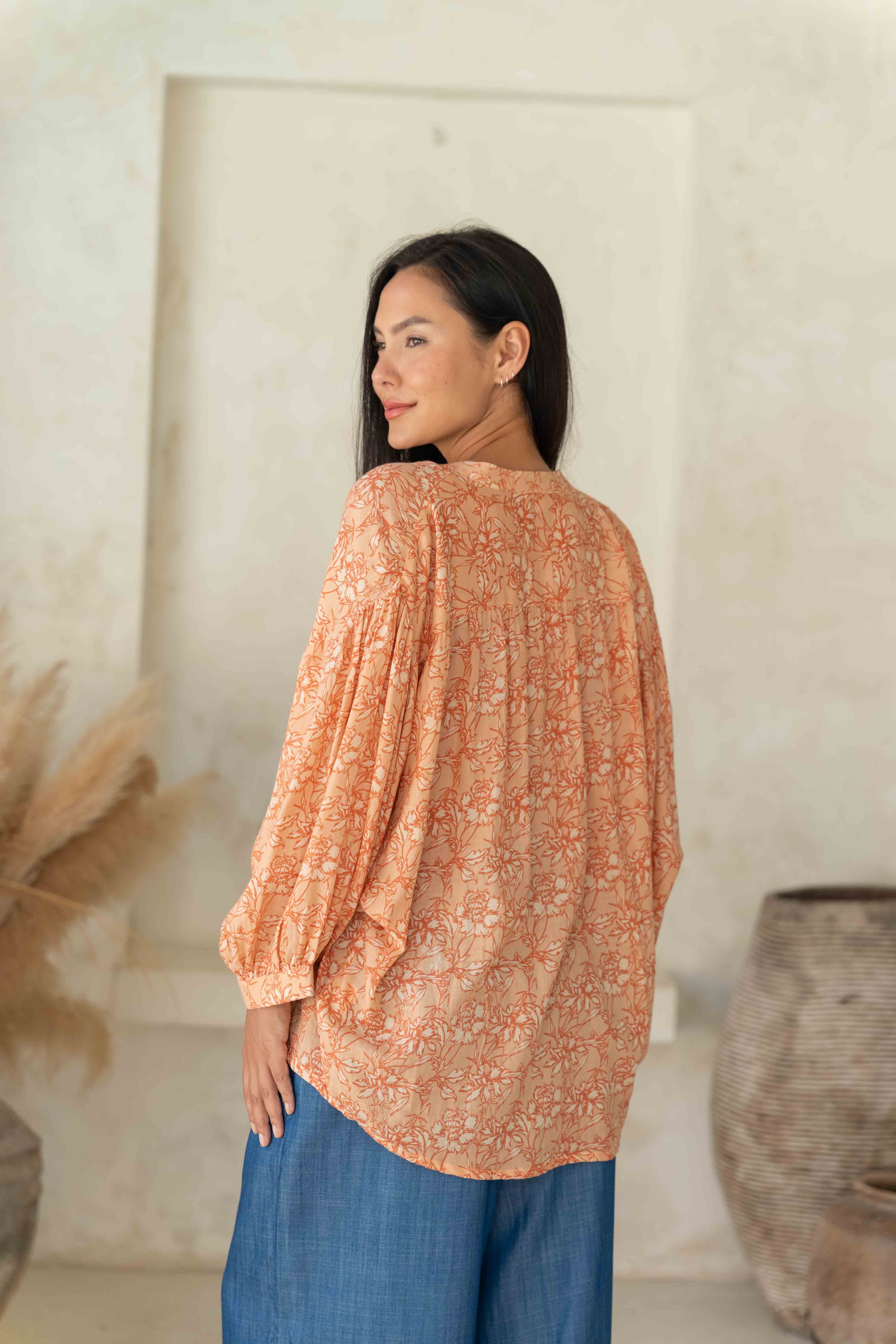 Goldie Shirt - Goldie Floral Print