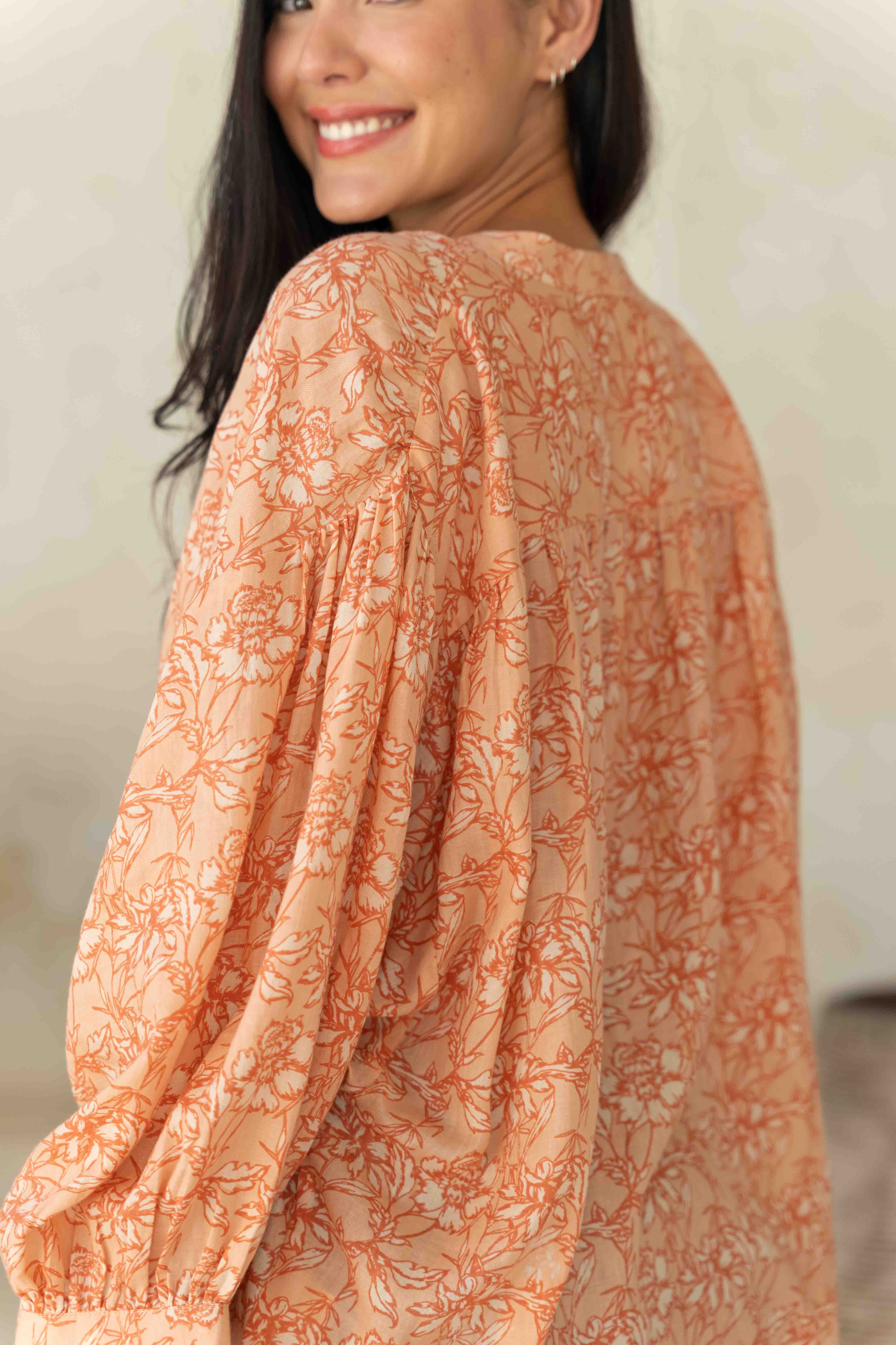 Goldie Shirt - Goldie Floral Print