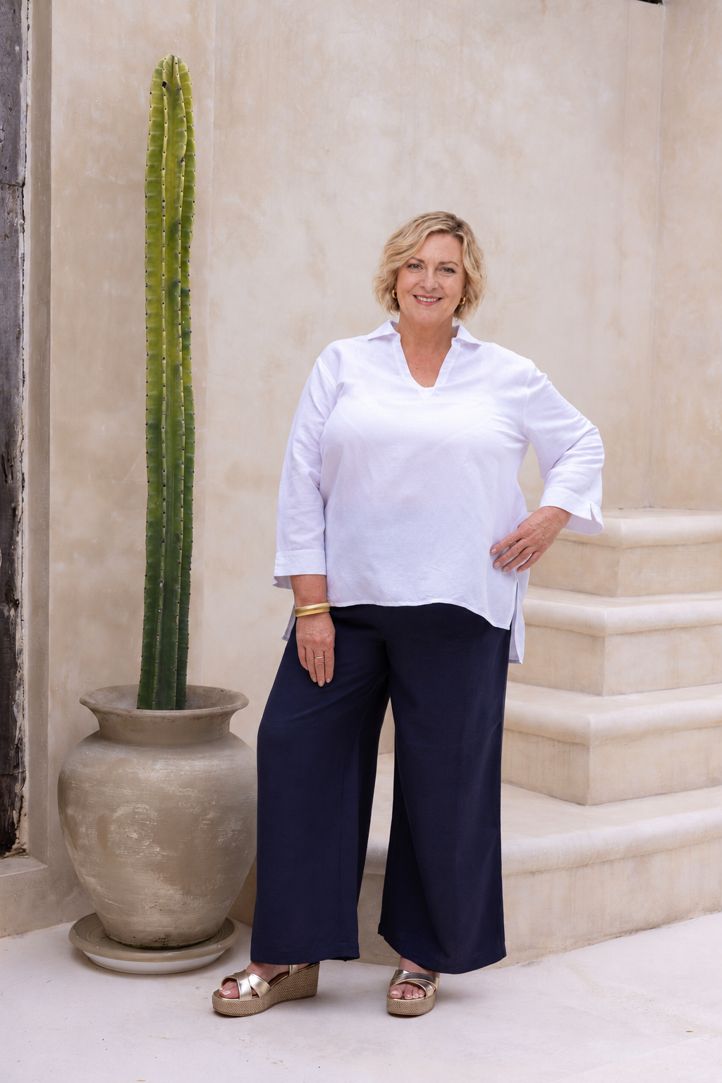 Bardot Pant - Luxe Linen