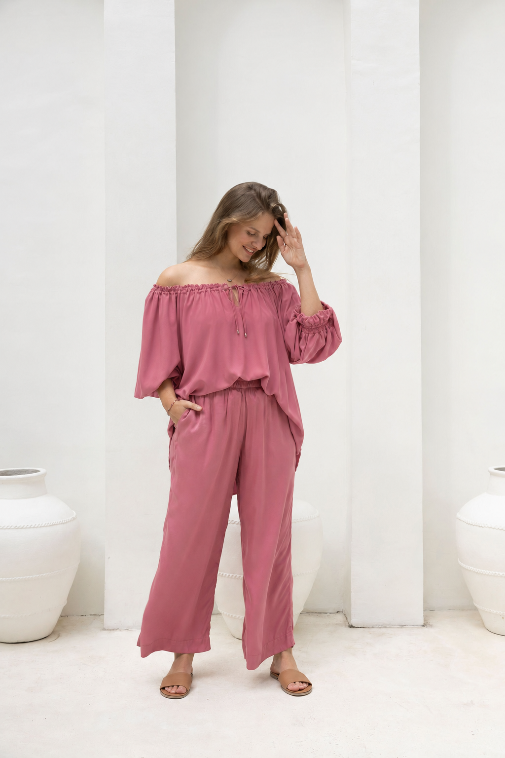 Ouvea Blouse - Luxe Satin